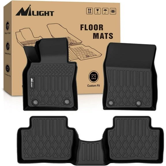 Nilight TPE Floor Mats for Mazda 3 (FWD Only) 2019 2020 2021 2022 2023 2024 2025, All Weather Custom Fit Heavy Duty Floor Liners