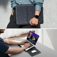 thumbnail image 7 of Fintie Sleeve Case for MacBook Air 13.6 M3 M2 / MacBook Pro 14 / MacBook Pro 13 M2 (2016-2023) / MacBook Air 13.3 - Premium PU Leather Slim Bag Cover with Stand Feature, Navy, 7 of 7