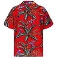 thumbnail image 3 of Paradise Found Mens Jungle Bird Tom Selleck Magnum PI Rayon Shirt (Red, 3X-Large), 3 of 7