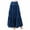 Dark Blue, variant on Ruimatai Women's Casual Low Waist Pleated Denim Skirt with Drawstring, Comfortable Stretch Polyester Mini Skirt for Summer Spring Daily Wear