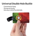 thumbnail image 3 of Portugal Portuguese Flag Luggage Identifier Name Tag For Backpacks Suitcases Bags Baggage, 3 of 6