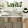 thumbnail image 3 of Rainlex Farmhouse Apron Single Bowl Stainless Steel Kitchen Sink, 3 of 10