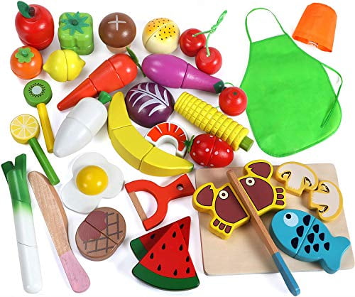 Lewo 33 Pcs Play Food Toys Cutting Fruit Vegetables Philippines Ubuy