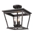 thumbnail image 1 of Golden Lighting 4214-SF EB Davenport Semi Flush in Etruscan Bronze, 1 of 3