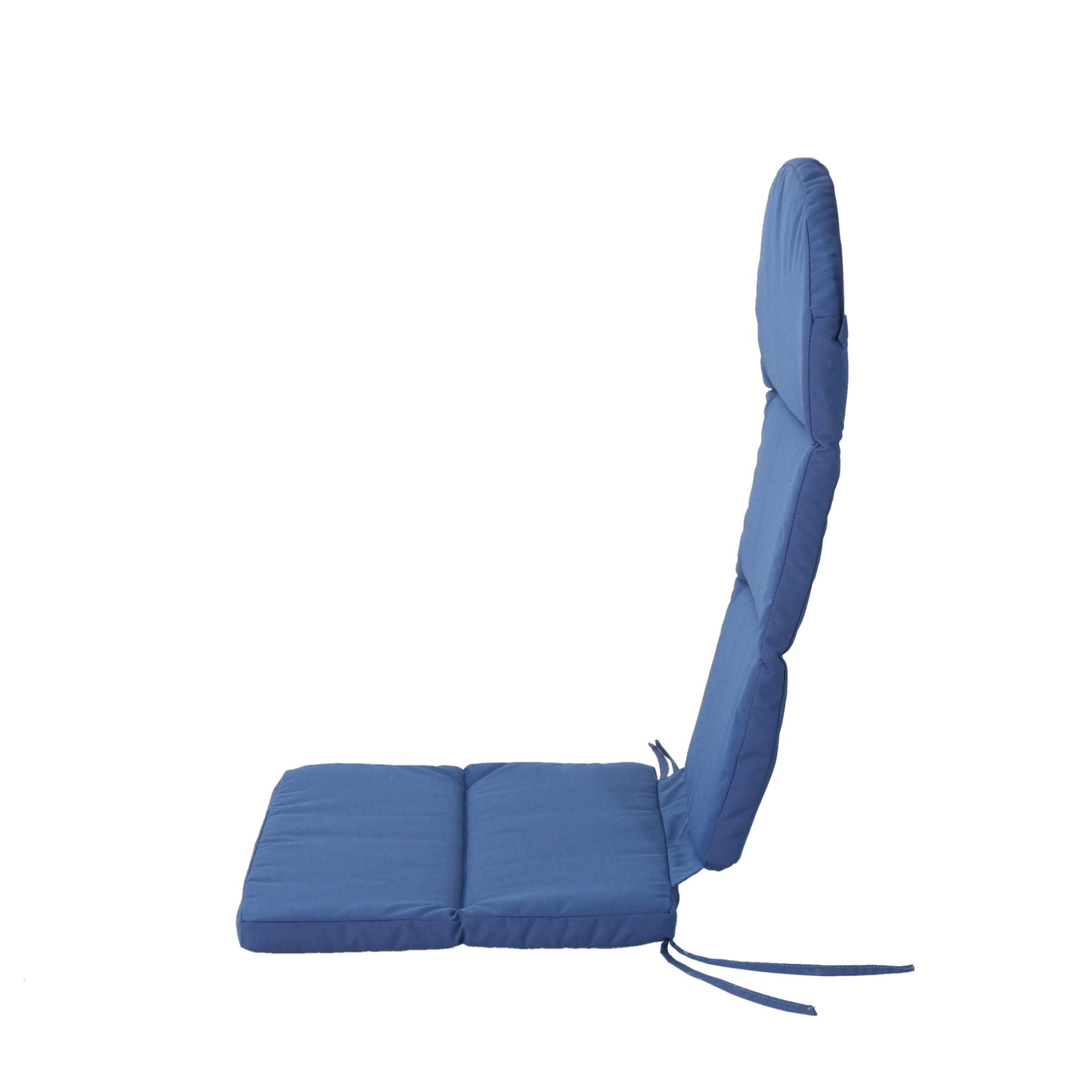 48.25" Navy Blue Solid Outdoor Patio Adirondack Chair Cushion