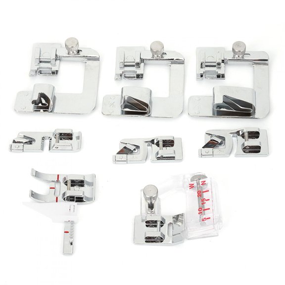 Prensatelas para máquina de coser, prensatelas para máquina de coser de 8 piezas, accesorios para máquinas de coser, prensatelas para coser, eficiencia maximizada