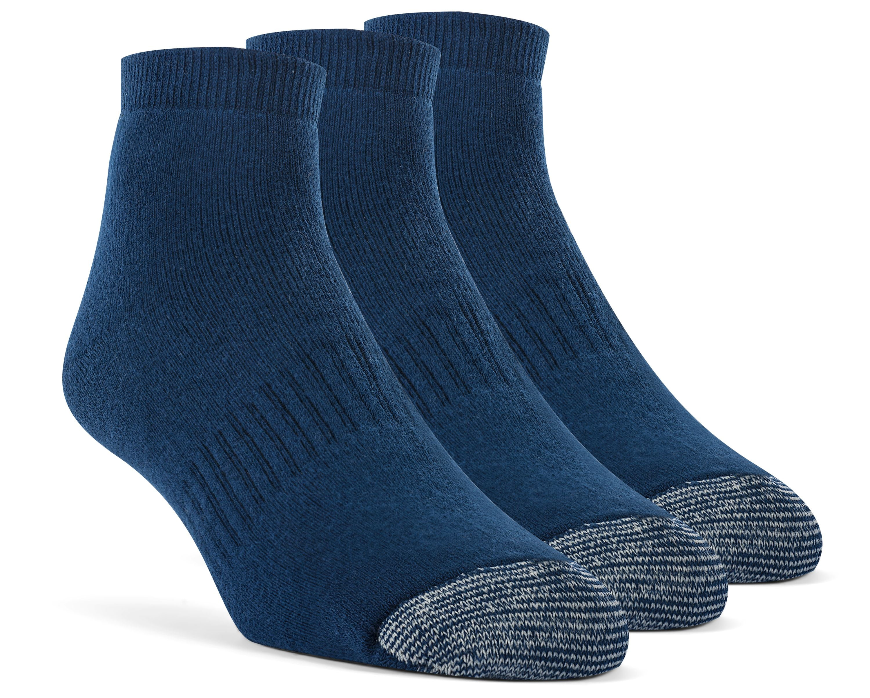 Yolber Women's Cotton Super Soft Ankle Cushion Socks 3 Pairs