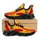 thumbnail image 1 of Zapatillas deportivas con estampado de la bandera de España, informales, ligeras, con cordones, vulcanizadas, cómodas y transpirables para correr., 1 of 6