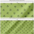 thumbnail image 2 of Soimoi Green Cotton Poplin Fabric Skull Skull Print Fabric by the Yard 42 Inch Wide, 2 of 7
