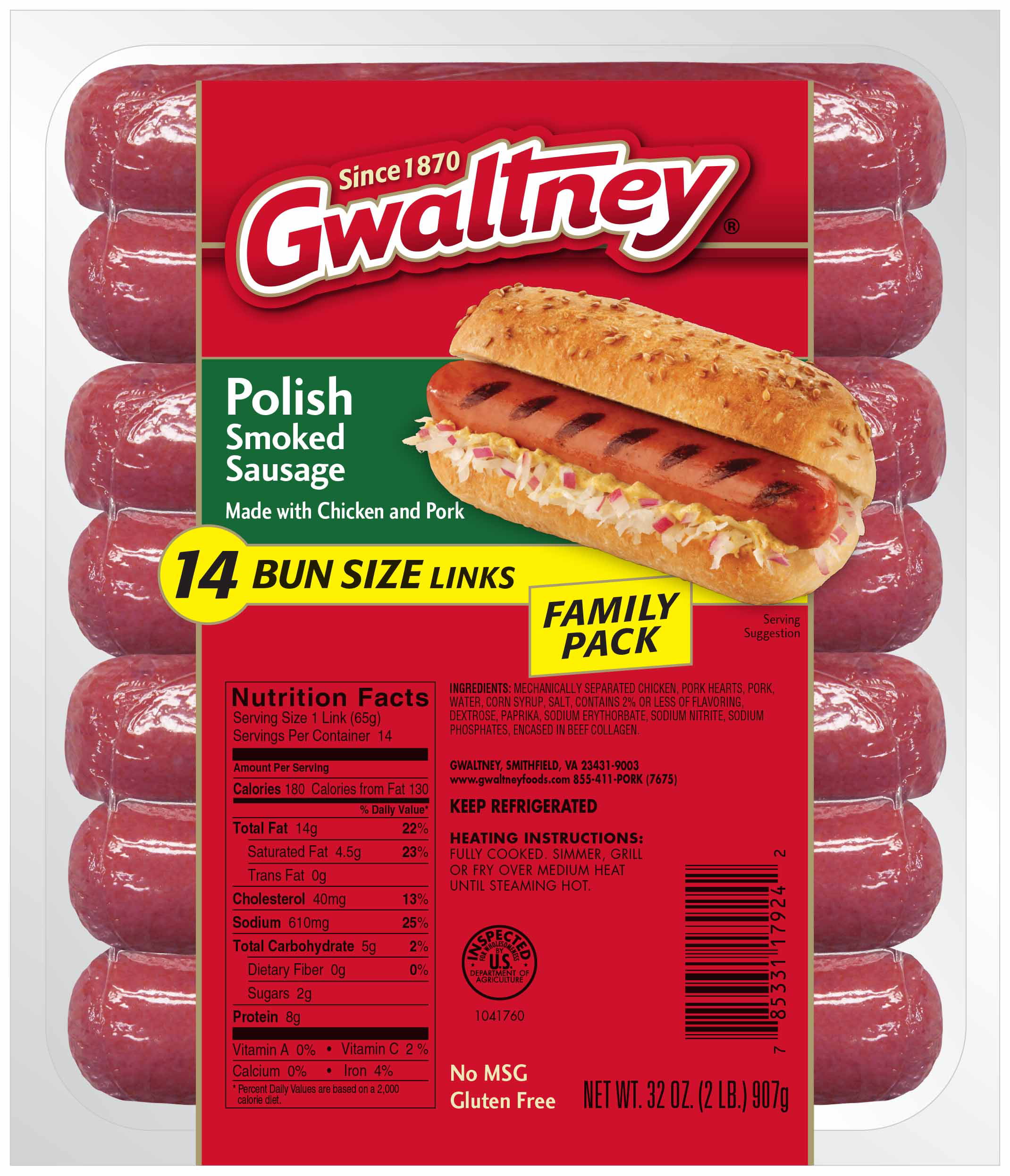 Gwaltney Polish Sausage Links 2 Lb Walmart Com Walmart Com,What Is Whey Protein Powder