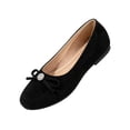 thumbnail image 4 of Women's Comfortable Flats Round Toe Flat Shoes for Women Bow Dressy Flats Shoes with Arch Support Insole Office Flats for Work, Party, Date, 4 of 9