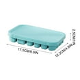 thumbnail image 3 of Flexible Silicone Ice Tray with Lid 22 Cavity Mold for Homemade Popsicles Gelatin Desserts, 3 of 4
