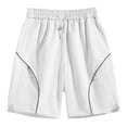 thumbnail image 4 of WILLBEST Pantalones Cortos Cargo para Hombre, Informales, de Cintura Elástica, Holgados, Ligeros, para Pesca, Senderismo y Trabajo, 4 of 8