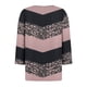thumbnail image 5 of Fiudx Ofertas Del Día Blusa de Manga 3/4 Corta Estampada a La Moda para Mujer, Blusa Informal con Cuello Redondo, 5 of 5