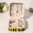 thumbnail image 6 of Thanksgiving Travel Portable Square Necklace Organizer Jewelry Box Earring Holder for Girls and Women - Store Rings, Earrings, Necklaces, Bracelets, and More, 6 of 6