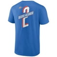 thumbnail image 3 of Men's Shai Gilgeous-Alexander Blue Oklahoma City Thunder Full-Court Press Name & Number T-Shirt, 3 of 3