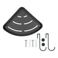 thumbnail image 2 of Storage Rack, Shower Shelf Wall Mounted Aluminum Alloy Rust Proof Space Saving  for Rest Room for Home for Kitchen, 2 of 8