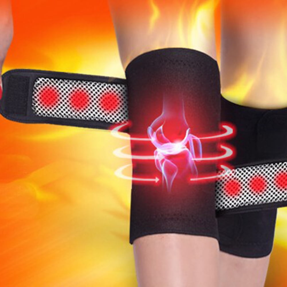 1 pair of tourmaline selfheating knee pads leg care therapy knee pads adjustable knee