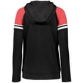 thumbnail image 4 of Holloway Sportswear XS Womens RETRO GRADE JACKET Black/Scarlet 229761, 4 of 5