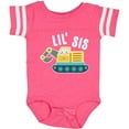 thumbnail image 3 of Inktastic Lil Sis in with Bulldozer Girls Baby Bodysuit, 3 of 5