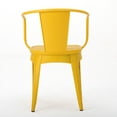 thumbnail image 3 of Collins Outdoor 3 Piece Iron Bistro Set, Matte Yellow, 3 of 6