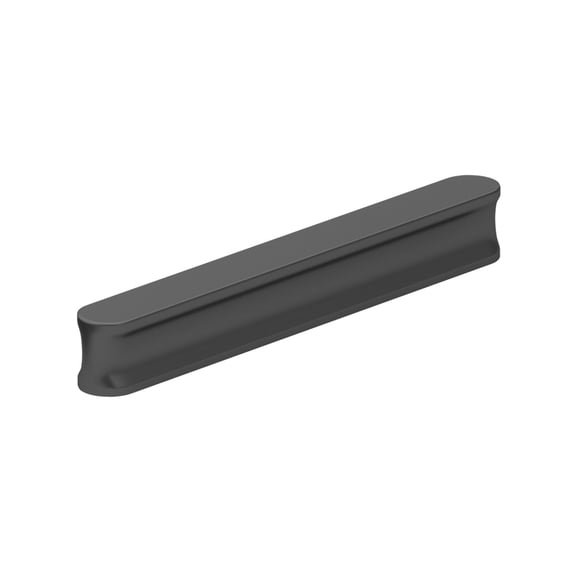 Richelieu 788696 2-1/2 Or 3-3/4" Dual Center To Center Rectangular Cabinet Pull - Black