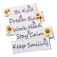 thumbnail image 6 of Inspirational Quotes Wall Decals, Sunflower Butterfly Wall Stickers Decals, Self-Adhesive Sunflower Floral Sticker Inspirational Quotes Wall Decal for Bedroom Living Room TV Wall Art Decor, 6 of 8