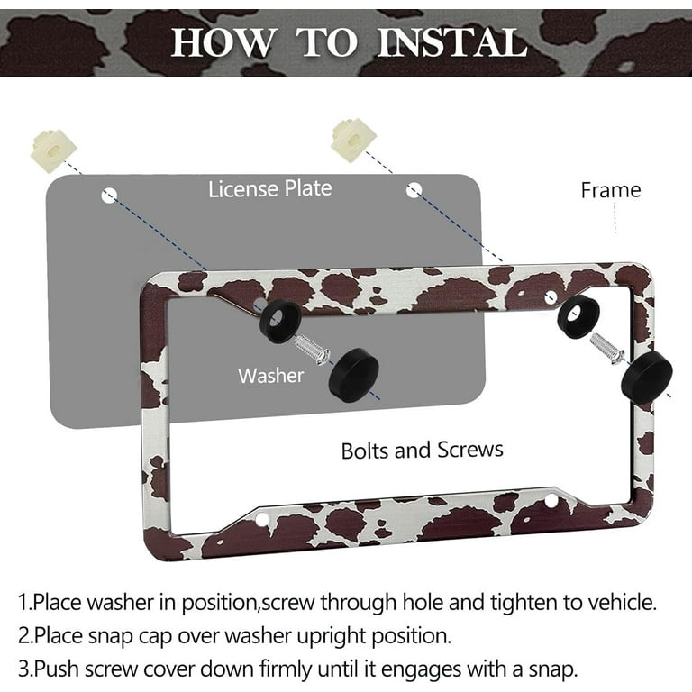 2-Pack Real Carbon Fiber License Plate Frames - 3K Weave, Includes Screw Caps, Boulevard Brand 5 thumbnail image