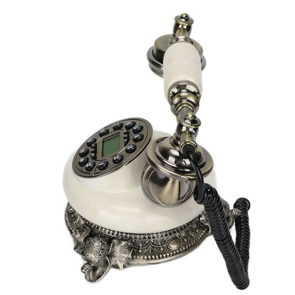 Teléfono Vintage, Teléfono Fijo Antiguo Decorativo, Rellamada Clásica Con Una Tecla Para Cafetería En Casa