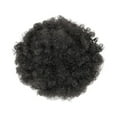 thumbnail image 1 of African American Afro Short Kinky Curly Wrap Drawstring Puff Ponytail Bun Extension for Girls Women, 1 of 8