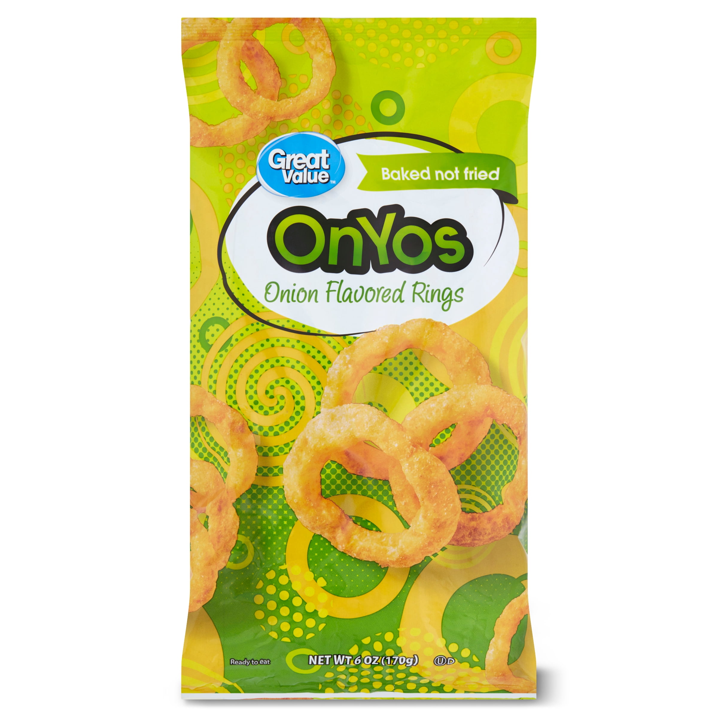 Great Value Onyos Onion Flavored Rings, 6 oz