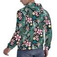 thumbnail image 6 of Daiia Rose Flowers for Men's Fashion Hoodies & Sweatshirts with Kangaroo Pocket Hooded Sweatshirt Breathable & Moisture Wicking-Small, 6 of 7