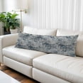 thumbnail image 2 of Vintage Navy Blue Grey Body Pillow Cover 20 x 54 Inch Decorative Pillow Cover Modern Abstract Boho Art Lumbar Pillowcase Seasonal Rectangle Cushion Case for Couch Sofa Bed Living Room, 2 of 9