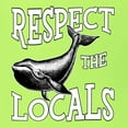 thumbnail image 6 of Wild Bobby Respect The Locals Save Our Oceans Whale Animal Lover Men Graphic Tee, Safety Green, 4X-Large, 6 of 6