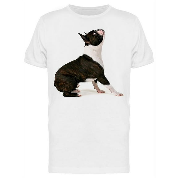 An Obedient Terrier Looks Up T-Shirt Men -Image by Shutterstock, Male 3X-Large