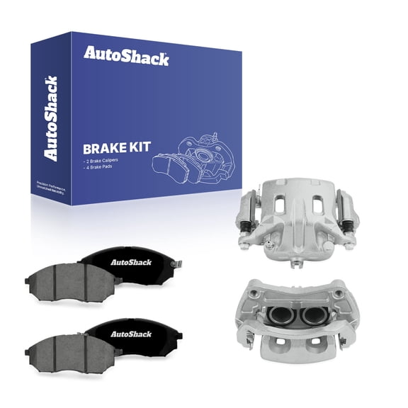 AutoShack Front Brake Calipers   Premium Ceramic Brake Pads Replacement for 2009-2013 INFINITI G37 2011-2014 Nissan Murano 2007-2008 INFINITI G35 2009-2020 Nissan 370Z 6-PC Kit