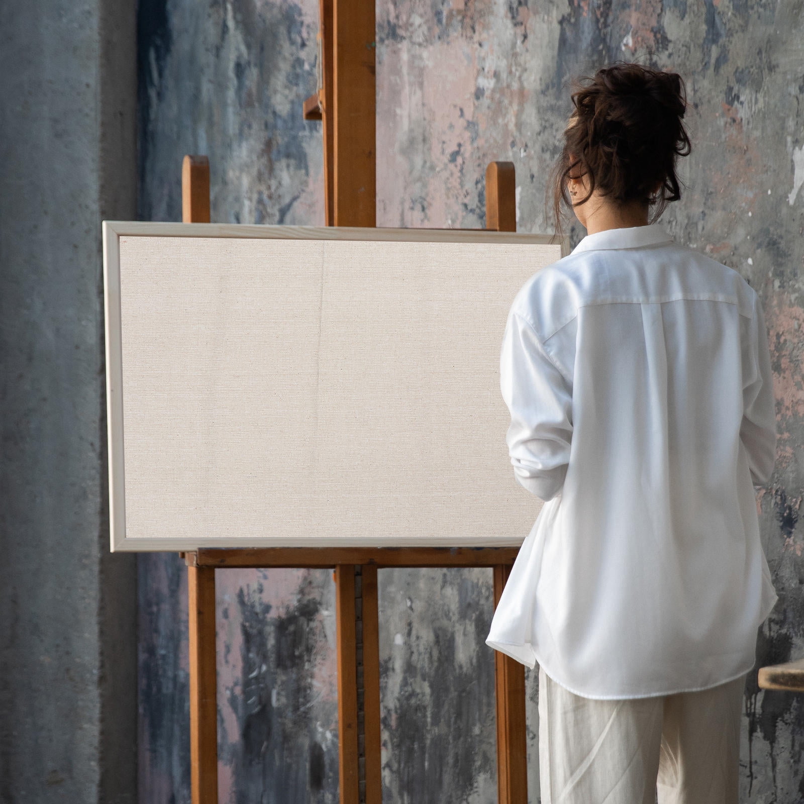 WRISTBIQUE Home Decoration Drawing Canvas Cotton Blank Canvas 10 Sheets