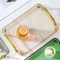 thumbnail image 4 of Bandeja de servicio con doble asa, mesa de maquilje, orgazador de almacenamiento de cosméticos para tocador, boda, cena, almuerzo, café Colco Bandeja de servir, 4 of 8