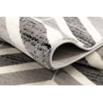 thumbnail image 4 of Rug Branch Montage Collection Modern Abstract Doormat Area Rug Entrance Floor Mat (2x6 feet) - 2'3" x 6', Grey, 4 of 5