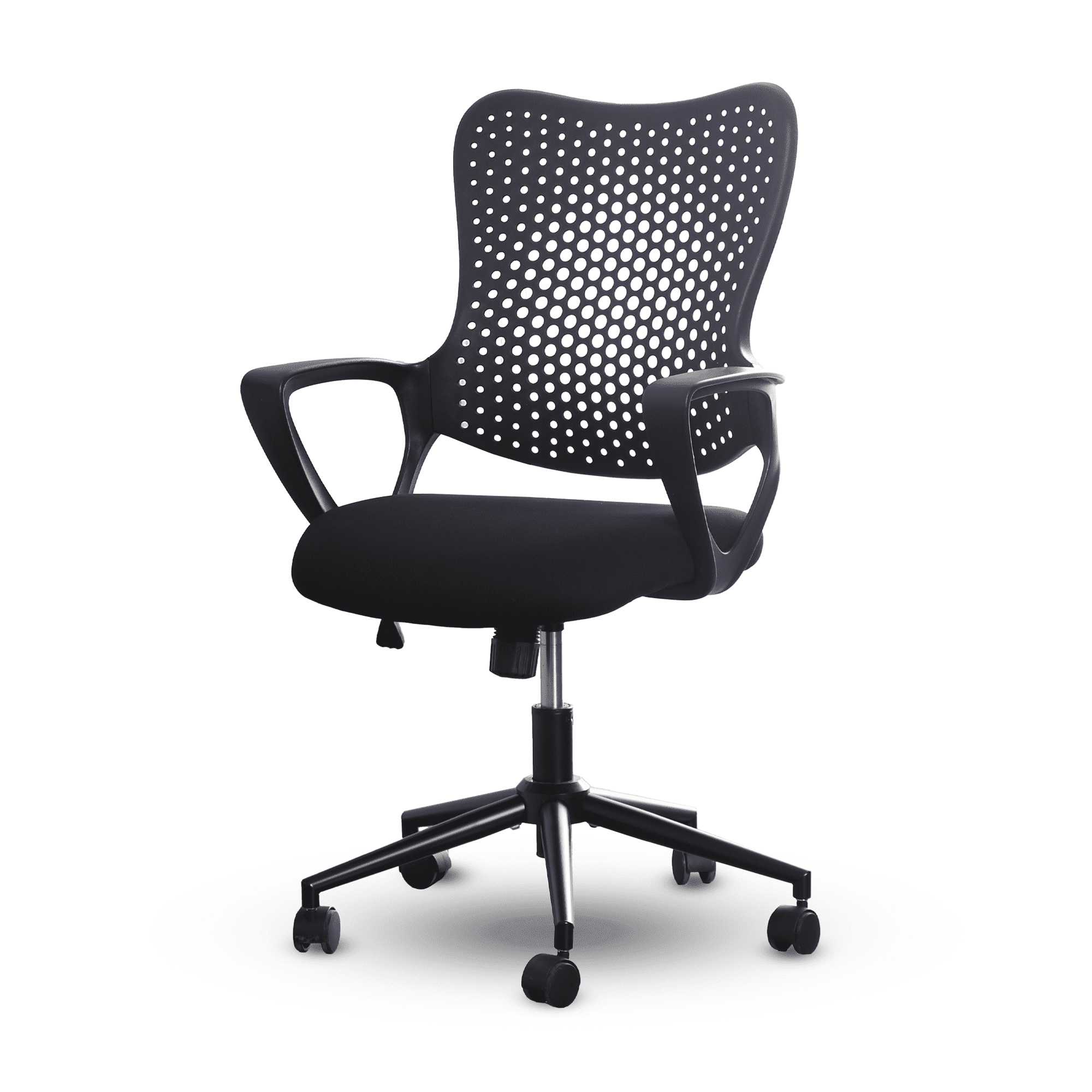 ENYLAY Ergonomic Office Chair, Breathable Mesh Computer Desk Chair with Armrests & Rolling Swivel, Butterfly Back Design Task Chair for Home Office, Adults Teens (Black)