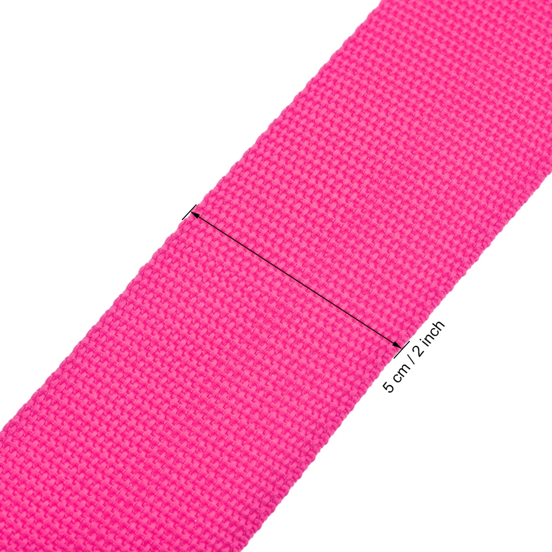 Unique Bargains Luggage Strap with Buckle Lock Adjustable Travel Packing Rose Red