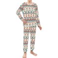 thumbnail image 2 of DISNIMO Cute Christmas Tree Pajamas for Girls Pj Sets Size 3-4 Pajama Set 2 Pack Long Sleeve Pajamas Kids Fall Pjs Kids Girls Kids Sleepwear Girls Crewneck Pj Set Kids, 2 of 7