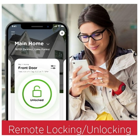 Kwikset - Halo Smart Lock Wi-Fi Replacement Deadbolt with App/Touchscreen/Key Access - Polished Chrome