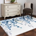 thumbnail image 3 of 3'x5' Area Rugs, Blue Eucalyptus Indoor Outdoor Area Rug for Living Room Bedroom, Watercolor Spring Weeping Botanical Washable Bathroom Rugs Kitchen Floor Carpet Mats Home Decor Aesthetic, 3 of 8