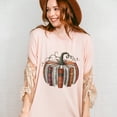 thumbnail image 5 of Pumpkin Book Stack T-Shirt, Fall Reading Lover Tee, Cozy Autumn Pumpkin and Books Graphic Shirt, Bookworm Gift for Halloween Season, 5 of 7