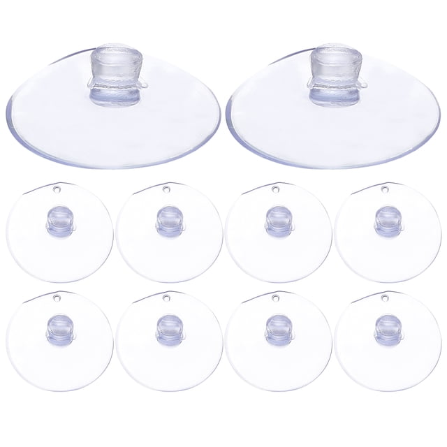 BRIGHTFUFU 100 Uds pequeños accesorios de ventosa ventosas anticolisión almohadillas de suspensión para vidrio plástico