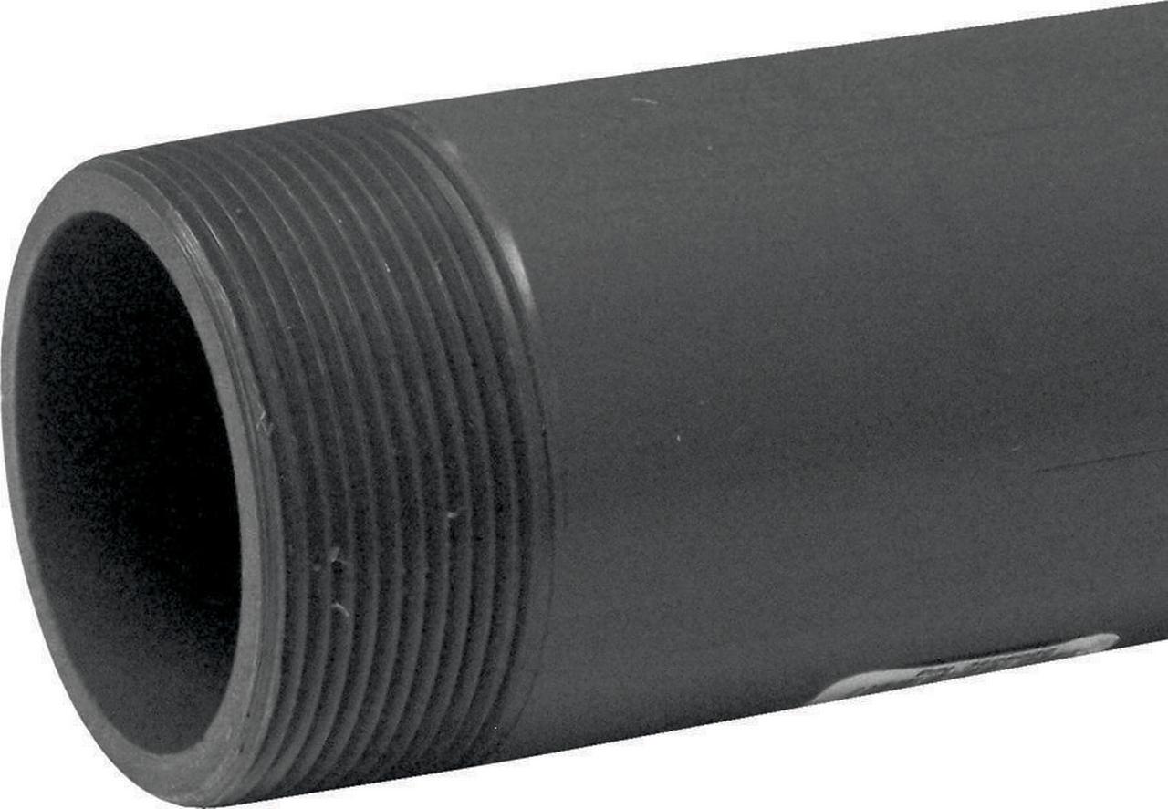 LASCO 220060BC Pipe Nipple, 2 in, PVC, SCH 80 Schedule, 6 in L