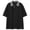 Black, variant on Rrxhxhs Golf Shirts for Men Summer Plaid Spliced Collar Short Sleeve Lightweight Casual Tops,L