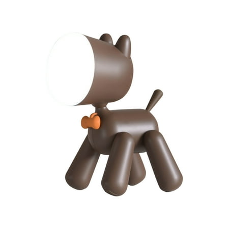 

Puppy LED Desk Lamp Cute Night Light for Kids Portable Rechargeable Dog Lamps with Warm White 2700~3000K Color