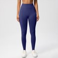 thumbnail image 5 of Lenpel Leggings for Women Seamless High Waisted Butt Lifting Full Length Workout Yoga Pants Athletic Gym Leggings, 5 of 7